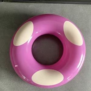 <span class=keywords><strong>Flotador</strong></span> de natación tipo <span class=keywords><strong>donut</strong></span> extragrande de PVC y espuma engrosada con doble asa para niños y adultos, ideal para rescate de emergencia. - Product Image 2
