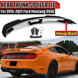 Aileron de coffre arrière style GT pour Ford Mustang S550 2015-2021, extension d'aileron de coffre arrière - Product Image 1