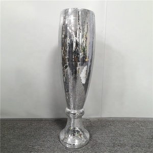Macetas <span class=keywords><strong>Grandes</strong></span> de Fibra de Vidrio Estilo Rústico Clásico, Ecológicas y Duraderas, <span class=keywords><strong>para</strong></span> Decoración de Interiores del Hogar, Jardín y <span class=keywords><strong>Restaurantes</strong></span> - Product Image 2