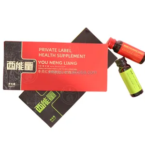 Sıcak satış Ginseng Oral sıvı enerji desteği Ginseng içecek anti-yorgunluk kore Panax kırmızı Ginseng içecek