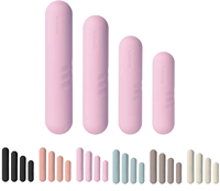 Haltères de fitness en silicone super doux COMANA Premium avec logo personnalisé pour la maison/la salle de sport, ensemble de barres d'haltères Pilates