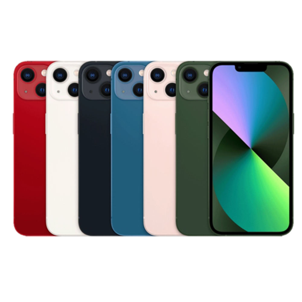 Starlight, Midnight, Blue, Pink, Red, Green