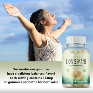 OEM Gummies di funghi criniera di leone-Formula personalizzata integratore adattogeno Gummies criniera di leone - Product Image 3