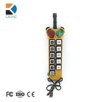 Télécommande sans fil pour grue F24-10D 12/24/36/48/110/220/380V 315MHz 433MHz Code fixe Plastique Portée de contrôle 100m 80 canaux