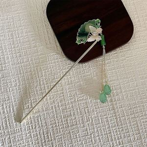 Horquilla de Pelo Estilo Chino para Mujer, Exquisita Horquilla con Diseño de Abanico, Elegante Horquilla de Pelo Estilo Chino Vintage para Mujer, Joyería Antigua - Product Image 5