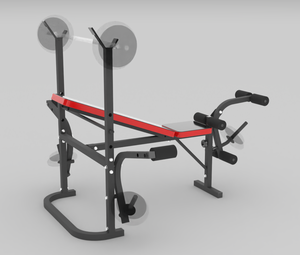 Banco <span class=keywords><strong>Inclinado</strong></span> para Sentadillas Chaoran CR8624, Marco Plegable de Acero Inoxidable, Multi-Gimnasio Resistente para Ejercicios <span class=keywords><strong>con</strong></span> Mancuernas y <span class=keywords><strong>Curl</strong></span> de Bíceps - Product Image 3