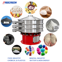 304 Edelstahl Rotations-Vibrationssiebmaschine für Feinpulver und Granulate, Lebensmittelverarbeitungs-Siebgerät