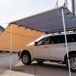 Oem customized poly cotton 4wd 4x4 side foxwing <strong>car</strong> rear <strong>awning</strong> <strong>for</strong> camping manual <strong>awnings</strong> folding <strong>car</strong> camping tent