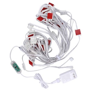 Tira de Luces LED Guanyi UL, Luces Navideñas Permanentes para Exteriores, Impermeables, con Diseño de Piedras Preciosas - Product Image 5