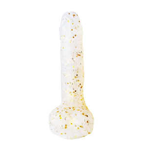 BANSEY Dildo de Silicona Líquida Realista con Venas y Brillo, Tapón Anal con Base de Succión Fuerte, Juguetes Sexuales para Mujeres - Product Image 3
