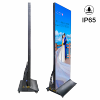 Signalisation numérique extérieure et intérieure wi-fi 4G USB P1.9 P2 P2.5 P3 bannières de fenêtre vidéo panneau mural LED écran d'affichage d'affiche