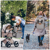 Sac à dos de luxe de luxe pour animaux de compagnie Sac de voyage réglable et étanche pour chat et chien Sac de transport portable pour animaux de compagnie