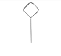 Kuliwei Outil d'éjection de carte SIM universel en acier inoxydable pour téléphone portable, broche d'éjection en forme de diamant