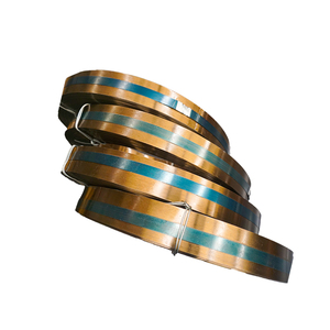 <span class=keywords><strong>Bande</strong></span> d'acier à ressort laminée à froid, haute résistance à la traction, norme ASTM, <span class=keywords><strong>prix</strong></span> d'usine, emballage industriel, couleur verte, qualité Q235B, cirée - Product Image 4