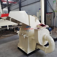 Broyeur à bois de fabrication chinoise pour le broyage des branches avec moulin à marteaux pour biomasse, homologué CE, haute capacité