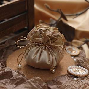 Bijoux de mariage boîte-cadeau sac douche décor créatif bricolage Portable Phalaenopsis velours bonbons sacs - Product Image 3