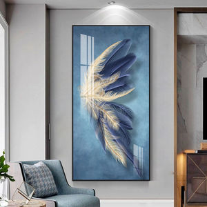 Декор для крыльца, большой размер, конский Хрустальный фарфор, алмазная рамка, настенное искусство, Современное украшение дома, абстрактная картина - Product Image 1