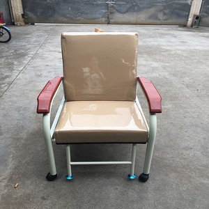 Kang Zhi Xing Medical <b>Folding</b> <b>Bed</b> Patient Companion Chair Khaki KX-D40A With Handrails Hospital Use - Product Image 3