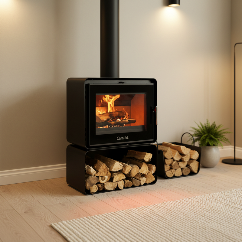 Homestay Exclusive Elegant Wood Burning Stove