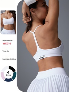 Soutien-gorge de sport sans couture personnalisé 2026, léger, en nylon/spandex, à col en <span class=keywords><strong>U</strong></span>, dos nu, pour le yoga, la course et le fitness, pour femme - Product Image 2
