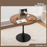 Table basse ronde multifonctionnelle YueChun en MDF, diverses tailles, avec fonction de nettoyage facile pour salon