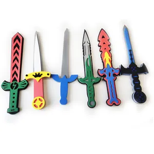 아이 주문 다른 모양 cosplay Eva 칼을 위한 뜨거운 판매 EVA 거품 칼 장난감