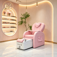 Mobilier de salon de manucure, chaise de spa pour les pieds en cuir de qualité supérieure, chaise de pédicure électrique pour centre de thérapie des pieds