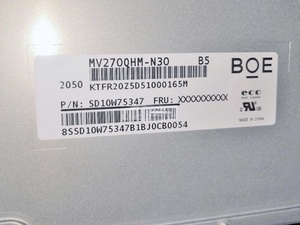 27" TFT LCD Screen QHD BOE MV270QHM‑N30 2560×1440 350nits Industrial <b>Control</b> Monitor Replacement - Product Image 3