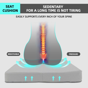 Coussins ergonomiques d'oreiller de siège de mousse de mémoire d'OEM ODM avec la coutume durable d'usine d'oreiller cervical de massage de soutien - Product Image 6