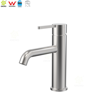 304ss Minimaliste Bassin Robinets Salle De Bains Monotrou Bassin Mélangeur Filigrane Tapwares