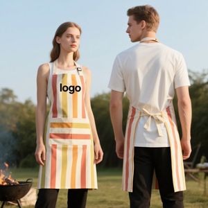 Niños Mujeres Hombres Denim Delantales impermeables Cocina Chef Delantal Logotipo personalizado Delantal para salón de belleza Peluquería Trabajo - Product Image 5