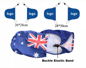 Housse de rétroviseur de <span class=keywords><strong>voiture</strong></span> élastique personnalisée avec drapeaux des États-Unis, du Canada et du Mexique, décoration de rétroviseur de <span class=keywords><strong>voiture</strong></span> pour la Coupe du Monde de football 2026, vente chaude - Product Image 3