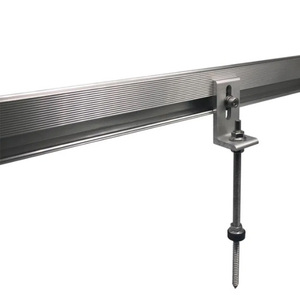 Groothandel Zonnepaneel Montage <span class=keywords><strong>Mini</strong></span> Rail PV Paneel Montagesysteem Korte Rail Aluminium Anti-Corrosie Grondmontage Structuur - Product Image 4