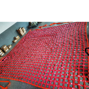 Customized 3T 5m*5m Polyester Webbing Sling <strong>Cargo</strong> <strong>Net</strong> <strong>Adjustable</strong> Climbing <strong>Cargo</strong> <strong>Net</strong> For Truck - Product Image 2