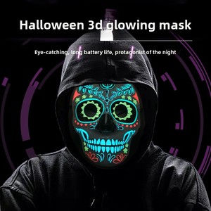 <span class=keywords><strong>Maschera</strong></span> di Spider-Man 3D Luminosa in Plastica per Halloween, per Feste in <span class=keywords><strong>Maschera</strong></span> Horror - Product Image 1