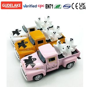 Voiture <span class=keywords><strong>miniature</strong></span> en métal moulé sous pression à l'échelle <span class=keywords><strong>1</strong></span>:32, certifiée CE CPC, écologique, 12,5 cm, jouet à friction pour enfants, chien de compagnie, ornement de Noël - Product Image 1