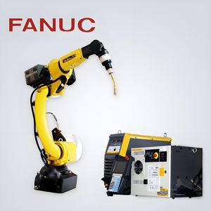 Bras de robot industriel Fanuc Arc Mate 100iD/8L à 6 axes, pistolet de soudage <span class=keywords><strong>Fronius</strong></span> TPS 320i PULSE MAG, unité de nettoyage avec boîte de vitesses - Product Image 4