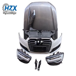 Accesorios para Parachoques Delantero para Audi <span class=keywords><strong>A6</strong></span> C7 <span class=keywords><strong>2015</strong></span>, Condensador, Ventilador Electrónico, Faros Antiniebla, Rejilla con Clips Incluidos, Usado - Product Image 1