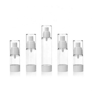 Plastic Airless Serum Hand Spray <b>Pump</b> <b>Bottles</b> 30 Ml Cosmetics Travel <b>Shampoo</b> <b>Bottle</b> - Product Image 1