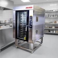 Oven Rotary 5 Tray Oven Putar Pintu Oven Oven Listrik 3 Dek 9 Tray Oven Naan