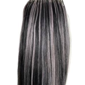 Slim intrecciare i <span class=keywords><strong>capelli</strong></span> della corea Twin double Tip Extensions Snap Extension Twins Cotton Double Row Thread In trama coreano annodato - Product Image 2