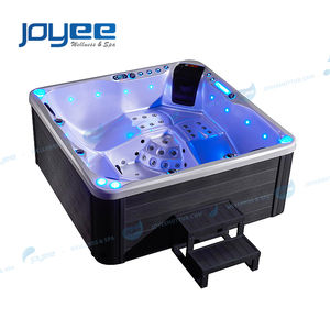 Vente directe d'usine JOYEE, bain à remous extérieur pour 5 <span class=keywords><strong>personnes</strong></span>, spa <span class=keywords><strong>jacuzzi</strong></span> <span class=keywords><strong>avec</strong></span> hydromassage pour villa, jardin, hôtel - Product Image 2
