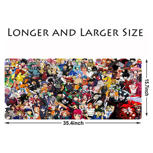 لوحة ماوس أنيمي يابانية لوحة ماوس زجاجية للألعاب وسادة ماوس مقاومة للماء RGB XXL Tapis De Souris RubberMat لوحة ماوس P17 - Product Image 5