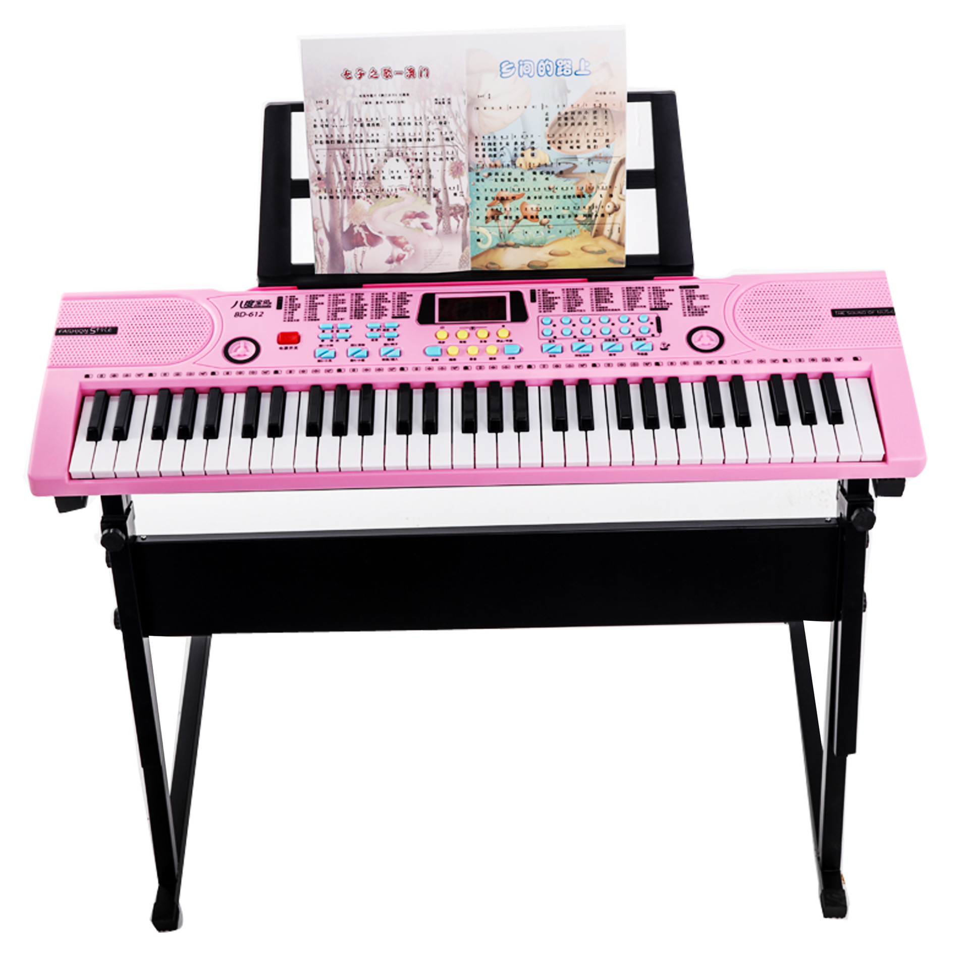 612 Soporte para piano rosa