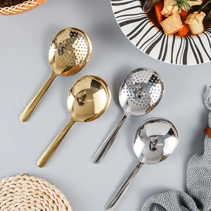 Cuchara Coladora de Acero Inoxidable 304 Estilo Coreano Jinhui Industrial, Utensilio de Cocina Doméstico de Gran Tamaño - Product Image 6