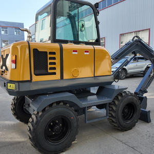 Gratis aanpassing 4,5 ton wielgraafmachine met gesloten cabine en airconditioning voor de bouw - Product Image 2