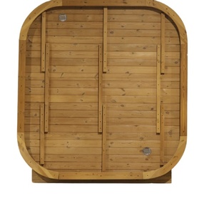 Sauna <span class=keywords><strong>de</strong></span> Barril <span class=keywords><strong>de</strong></span> Madera <span class=keywords><strong>de</strong></span> Cicuta Ecológica para 4-6 Personas, Diseño <span class=keywords><strong>de</strong></span> Sauna Cúbica, Sauna Tradicional para Exteriores, Uso Familiar en el Jardín - Product Image 2