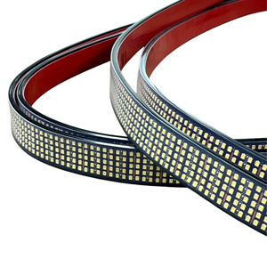 Bandes lumineuses <span class=keywords><strong>LED</strong></span> flexibles pour roues de <span class=keywords><strong>voiture</strong></span>, 5 rangées, blanc pur, 12V, fonction de respiration, accessoires automobiles - Product Image 2