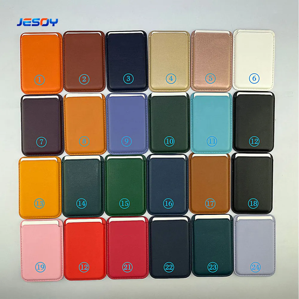 Custom New Design Original Premium Phone Card Holder Case Leather Safes Wallet For Iphone 14 13 Pro Max 12 11