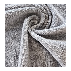 Wholesale 240gsm Combed Knitted Terry Fabric 80% Cotton 20% Polyester Toweling Roll for <b>Blankets</b> - Product Image 2